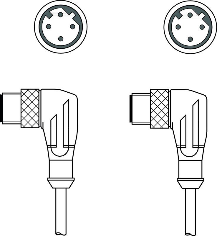Leuze KSS ET-M12-4W-M12-4W-P7-100 Interconnection cable Turkey