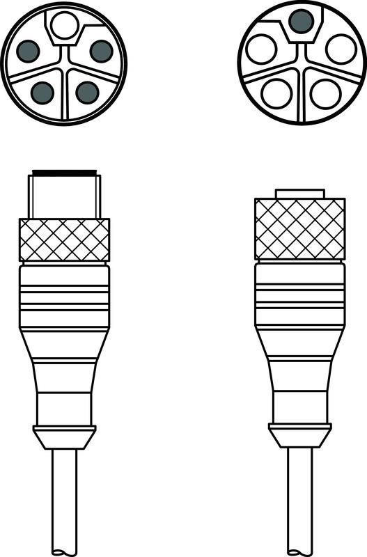 Leuze KDS PL-M12-5A-M12-5A-P0-020 Interconnection cable Turkey