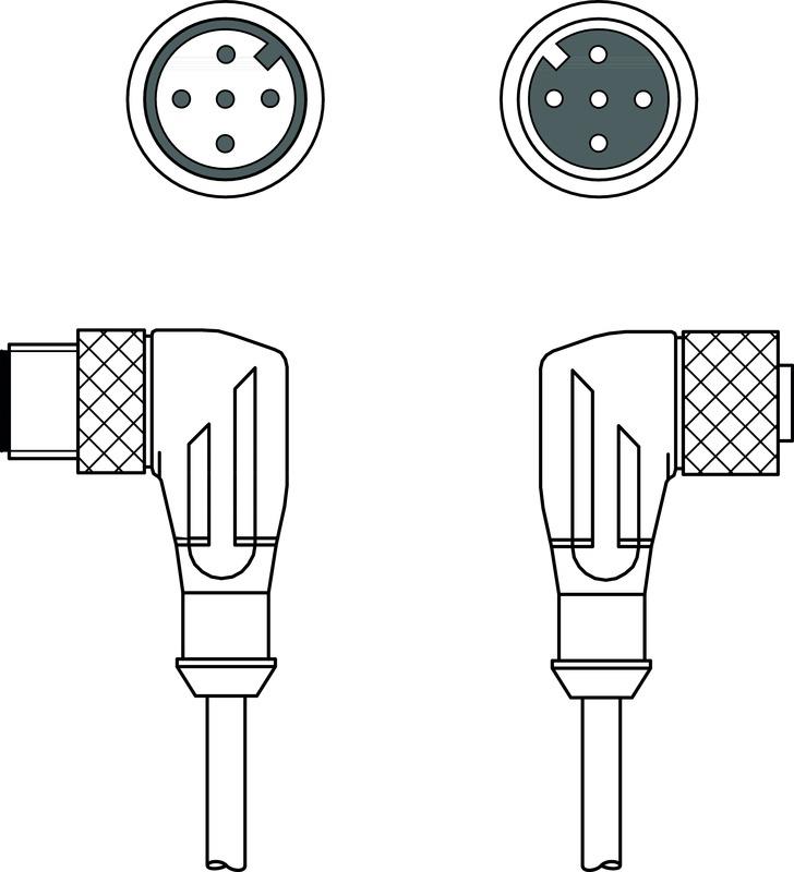 Leuze KDS DN-M12-5W-M12-5W-P3-150 Interconnection cable Turkey