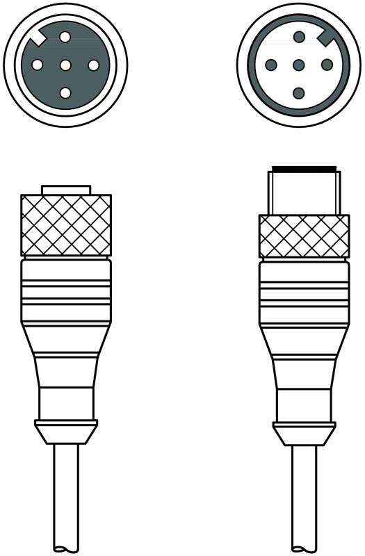 Leuze CB-M12-20000S-5GF/GM Interconnection cable Turkey
