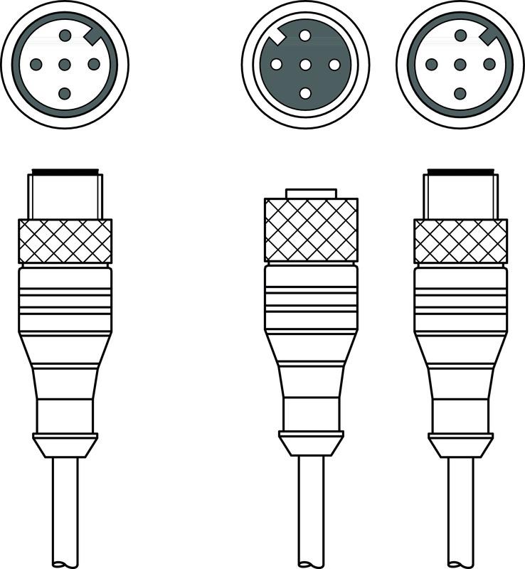 Leuze K-YCN M12A-M12A-S-PUR Interconnection cable Turkey