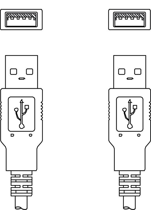 Leuze KB USB A - USB A Interconnection cable Turkey