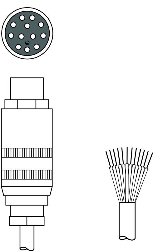 Leuze CB-LDH-25000-12GF Connection cable Turkey
