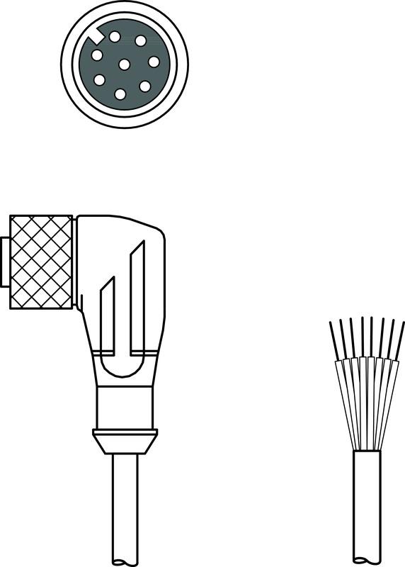 Leuze CB-M12-50000E-8WF Connection cable Turkey