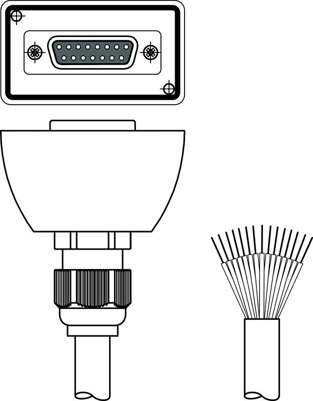 Leuze CB-D15E-10000S-11GF Connection cable Turkey