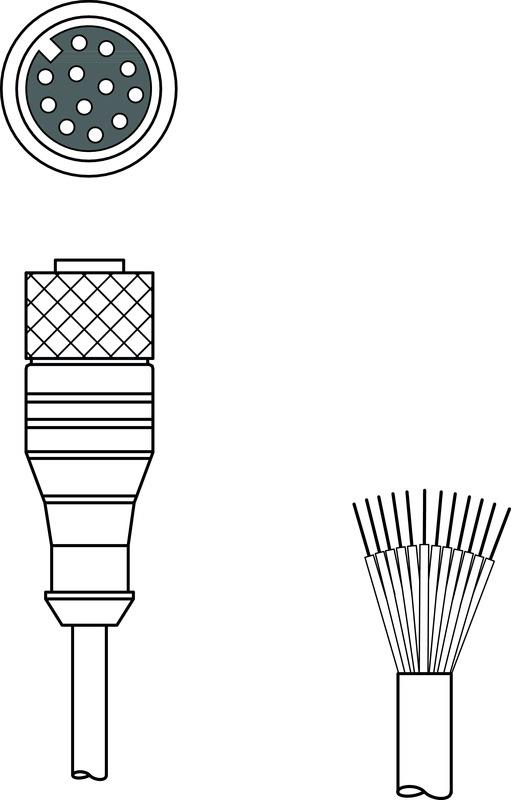Leuze KD S-M12-CA-P1-003 Connection cable Turkey