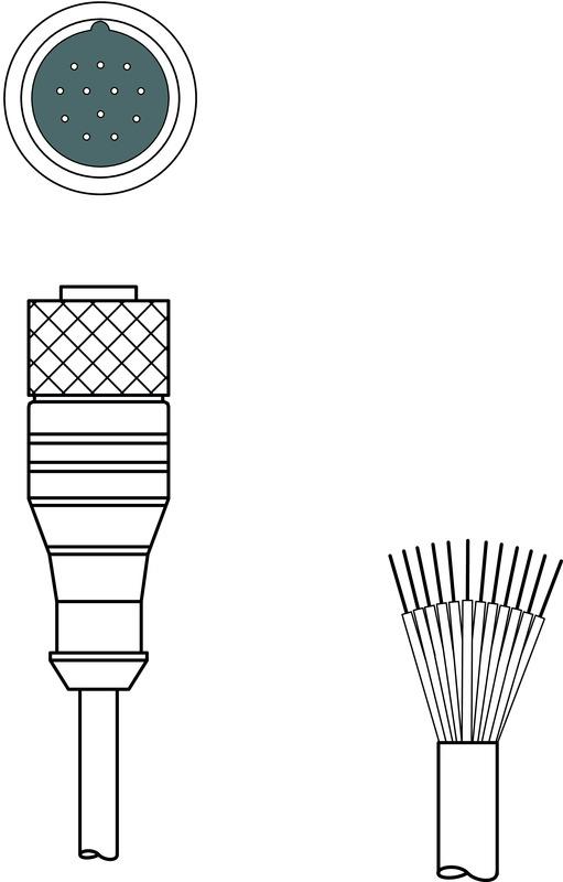 Leuze KD U-M23-CA-P1-050 Connection cable Turkey
