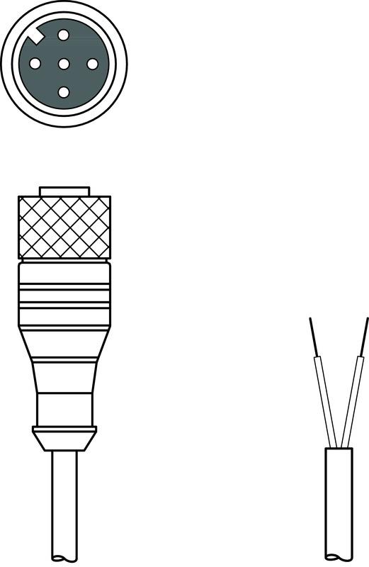 Leuze KD PB-M12-4A-P3-020 Connection cable Turkey