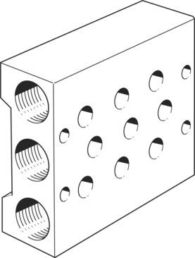Festo PRS-1/8-3-B Manifold block Turkey