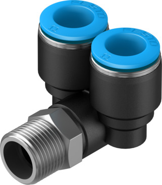 Festo QSYL-3/8-12 Push-in Y-fitting Turkey