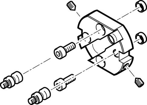 Festo HAPG-SD2-2 Adapter kit Turkey