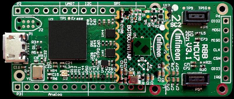 Infineon DEMO BGT60UTR11AIP Getting started with the XENSIV™ BGT60UTR11AIP 60 GHz radar sensor FMCW demo board Turkey