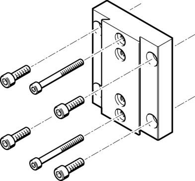 Festo HMVA-DLA40 Actuator adapter kit Turkey