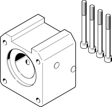 Festo EAMK-A-E72-64A Coupling housing Turkey