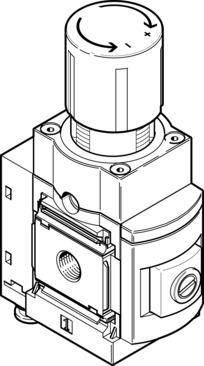 Festo MS6-LRPB-1/2-D7-A8-BD Precision pressure regulator Turkey