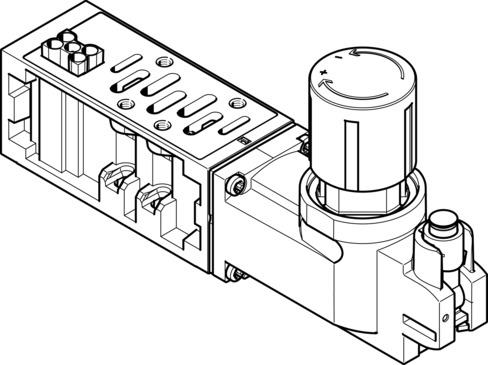 Festo VABF-S2-2-R1C2-C-6 Regulator plate Turkey