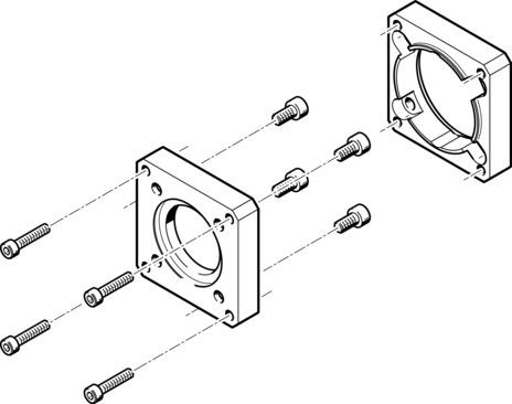 Festo EAMF-A-48A-60G/H Motor flange Turkey