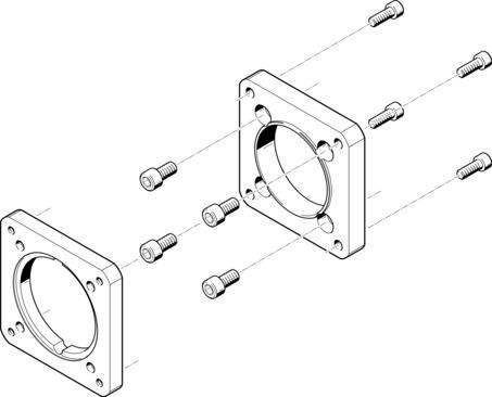 Festo EAMF-A-95A-120G Motor flange Turkey