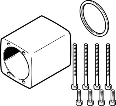 Festo EAMK-A-D32-35A-40A Coupling housing Turkey
