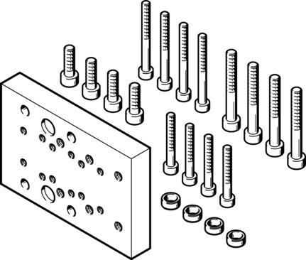Festo DHAA-D-L-25-G7-12 Adapter kit Turkey