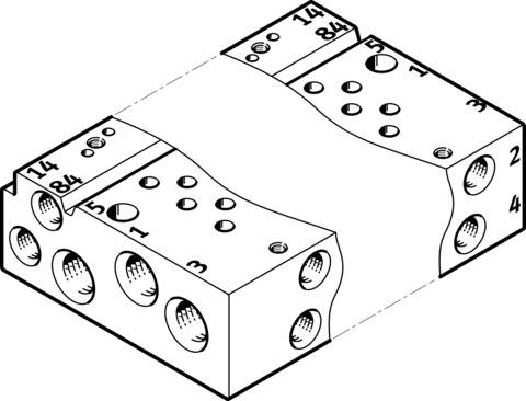 Festo VABM-L1-10AW-M7-10 Manifold rail Turkey