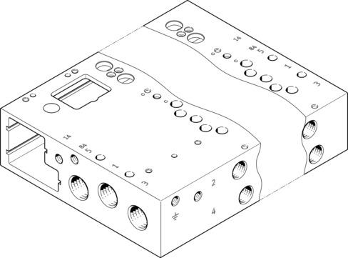 Festo VABM-L1-14W-G14-5-GR Manifold rail Turkey
