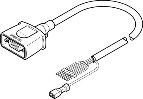 Festo NEBM-S1G9-E-5-Q5-LE6 Motor cable Turkey