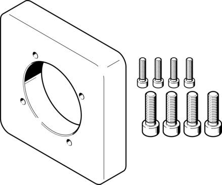Festo EAMF-A-77A-140A Motor flange Turkey