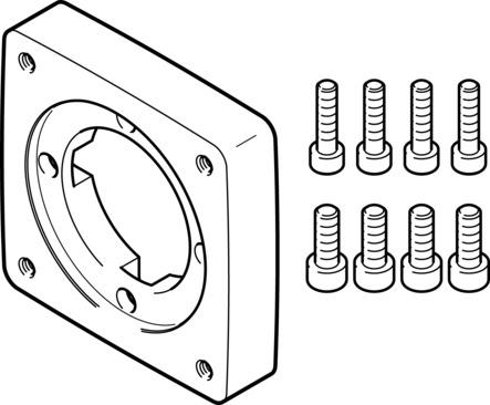 Festo EAMF-A-64A/C-80P Motor flange Turkey