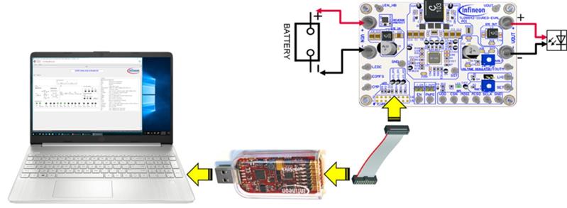Infineon TLD5542-1IVREG-EVAL Turkey
