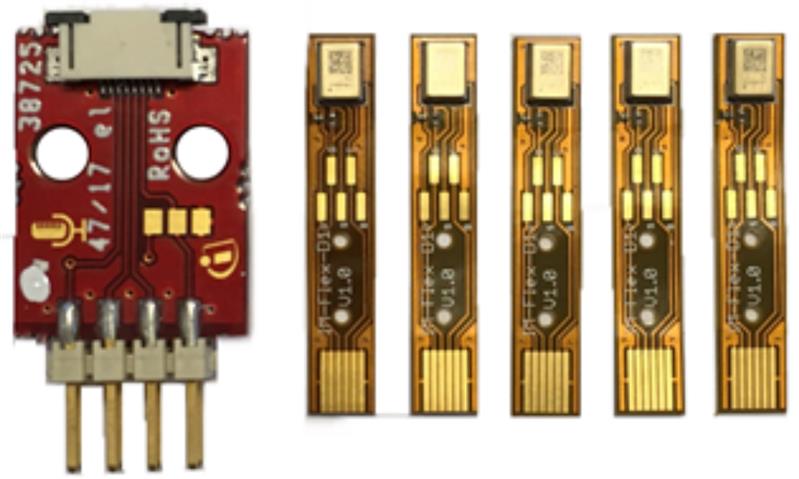 Infineon KIT_IM68A130A_FLEX Five XENSIV™ MEMS microphones IM68A130A mounted on flex board and one adapter board Turkey