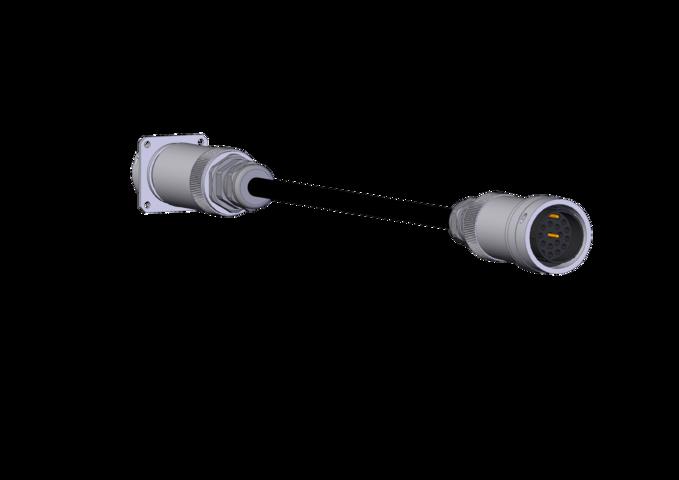 Euchner 23POL/5M/METALLAUSFUEHRUNG-091466 Extension cable 23-core, straight Turkey