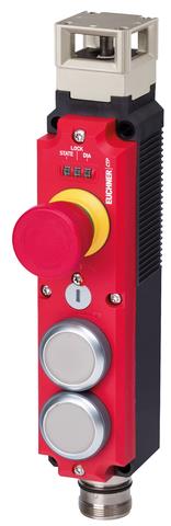 Euchner CTP-L1-AR-U-HA-AZE-SH-126874 Transponder-coded safety switch CTP-AR, M23, emergency stop, 2 pushbuttons (extended) Turkey