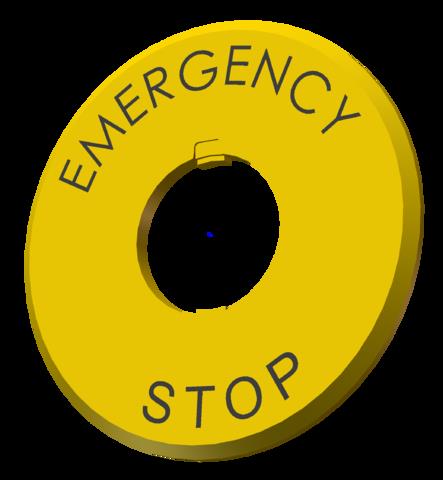 Euchner ES-HWAV-27 Plate for emergency stop ES-XW Turkey
