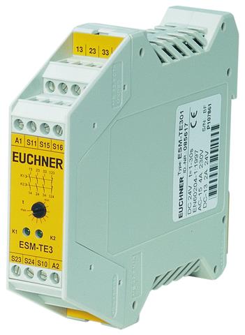 Euchner ESM-TE301 Contact expansion ESM-TE, 3 safety contacts, 1 auxiliary contact, time-delay, cat 3 Turkey