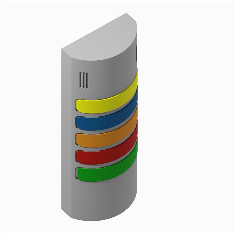 Allen Bradley 855W-G24Y3Y4Y5Y6Y8 855W 24V AC/DC Wall Mount Signal Light Turkey