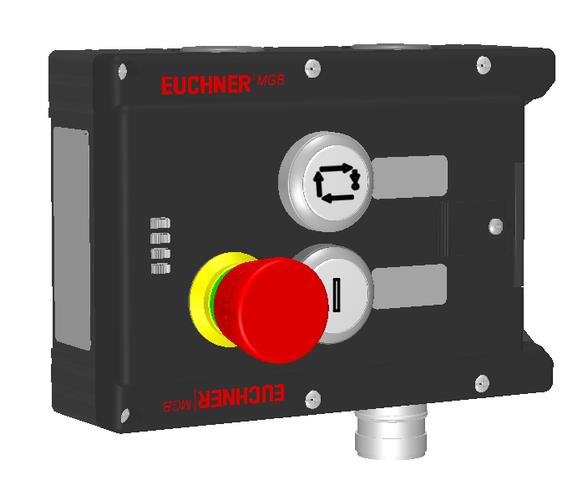 Euchner MGB-L0-ARA-AC4A1-S1-R-117083 Locking module MGB-L0-ARA (guard locking by spring force) with 2 pushbuttons, emergency stop, RC18 Turkey