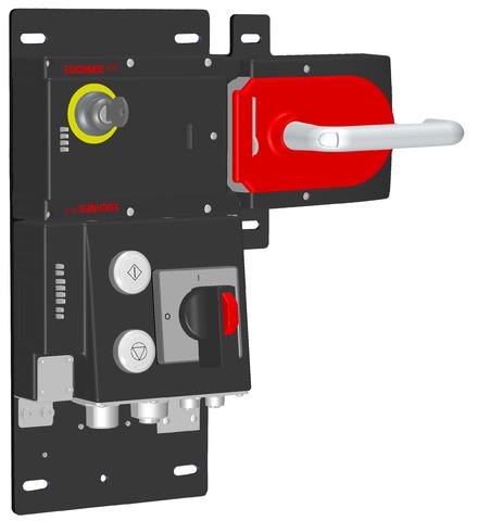 Euchner MGB-L1HB-PNA-R-113230 Locking set MGB-L1-PN (guard locking by spring force) with 4 control elements, 7/8