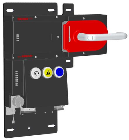 Euchner MGB-L1HB-PNC-R-116518 Locking set MGB-L1-PN (guard locking by spring force) with 3 control elements, push-pull plug, RC12 Turkey