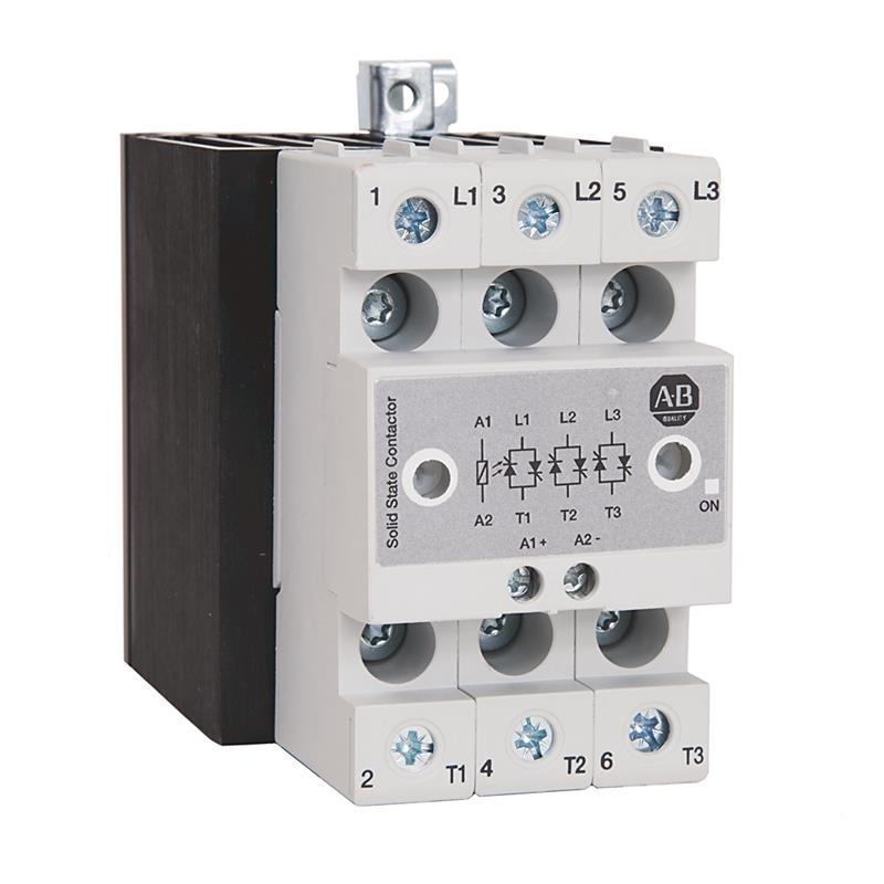 Allen Bradley 156-C3P40NCDD Three Phase Solid State Contactor with three switched poles 40 amps @ 40 C 240 volts AC maximum with DC control 5 to 32 V DC olts Turkey