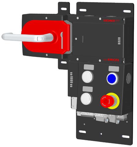 Euchner MGB-L2HB-PNC-L-117105 Locking set MGB-L2-PN (guard locking by solenoid force) with 4 control elements, push-pull plug Turkey