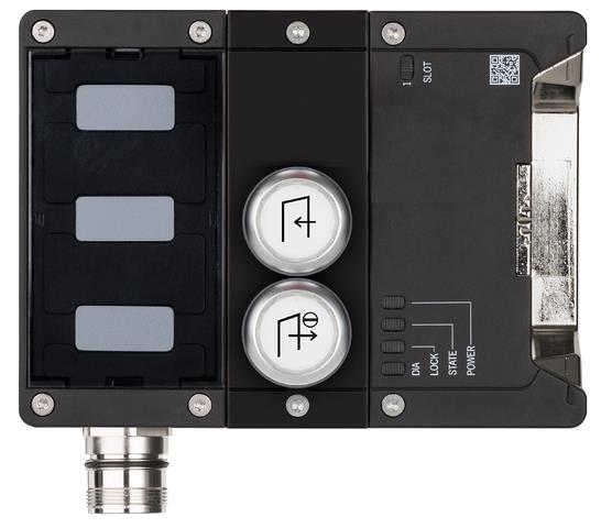 Euchner MGB2-I-BR-U-XK2S5-PY-R-169573 Interlocking module MGB2-I-BR (M23, 2 pushbuttons, door hinge on right) Turkey