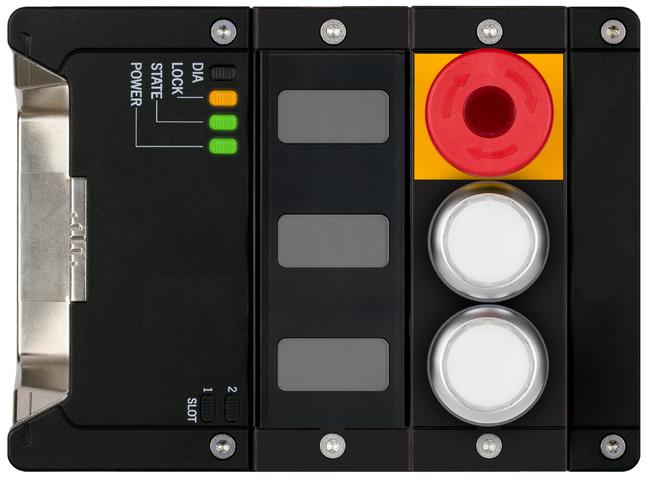 Euchner MGB2-I-MLI-U-YB1A1-LA-L-165564 Interlocking module MGB2-I-MLI (2 pushbuttons, emergency stop, door hinge on left) Turkey