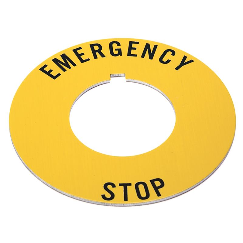 Allen Bradley 800T-X646EM 30mm 800T EMERGENCY STOP Yel Ring Legend Turkey