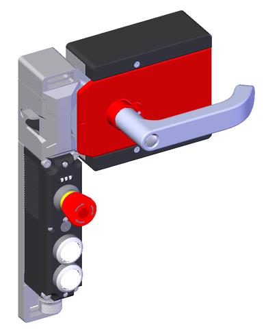 Euchner MGBS-P-L2H-AR-U-R-SH-160522 MGBS set AR, M23, emergency stop, 2 pushbuttons, door hinge on right Turkey