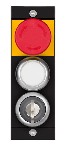 Euchner MSM-1-K-CA-CPJ-B4-137736 Submodule MSM-1-K (emergency stop, 1 illuminated pushbutton, 1 key-operated rotary switch, form L) Turkey