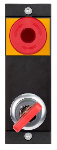 Euchner MSM-1-P-CA-B000W0-I8-168644 Submodule MSM-1-P (illuminated emergency stop, 1 key-operated rotary switch, form V) Turkey