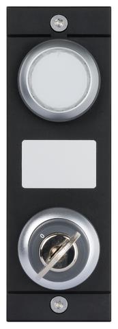 Euchner MSM-1-P-CA-PQD-E9-163855 Submodule MSM-1-P (1 illuminated pushbutton, 1 key-operated rotary switch, form V, slide-in label) Turkey