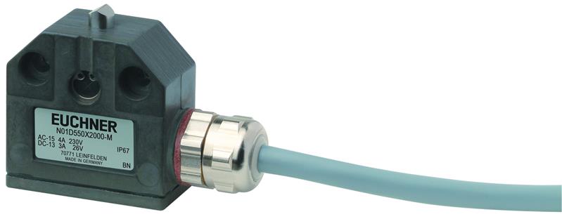 Euchner N01R550X5000-M Precision single limit switch N01, roller plunger, connecting cable Turkey