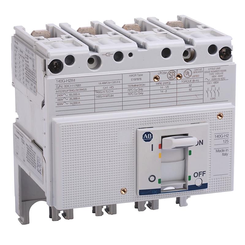 Allen Bradley 140G-H2X4 140G 125A Molded Case Frame Turkey